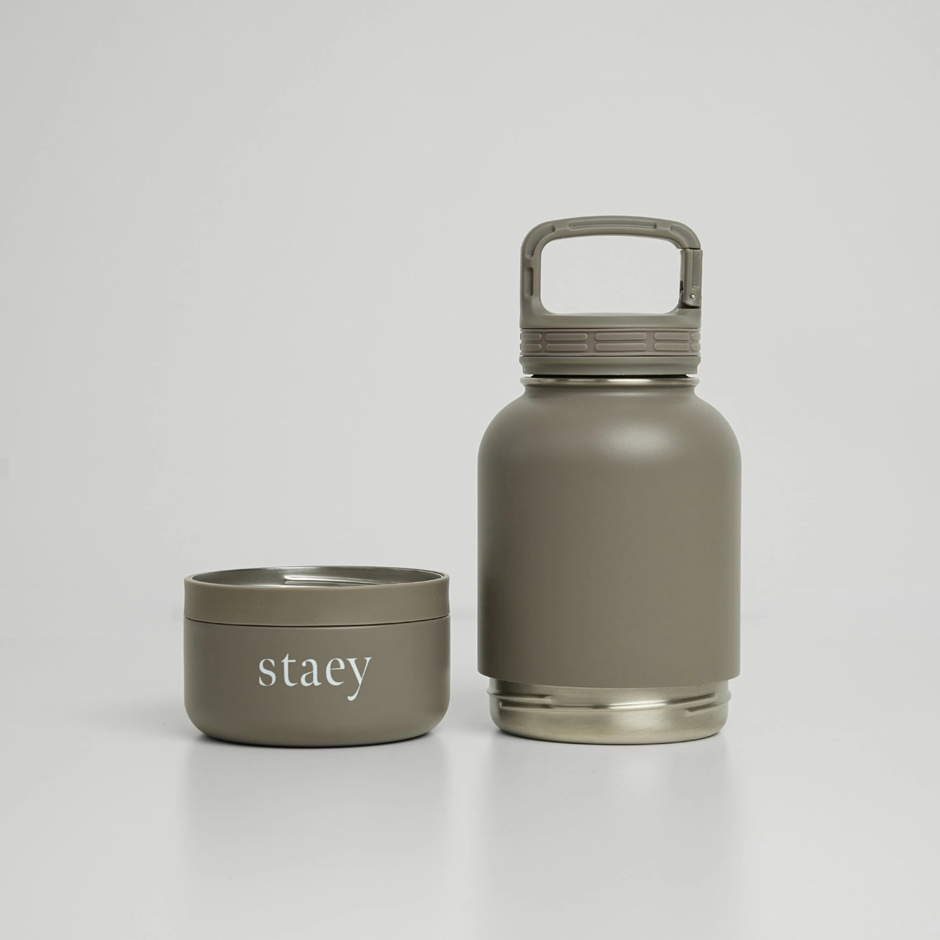 Noona 2-in-1 Bottle with Bowl | Stainless Steel