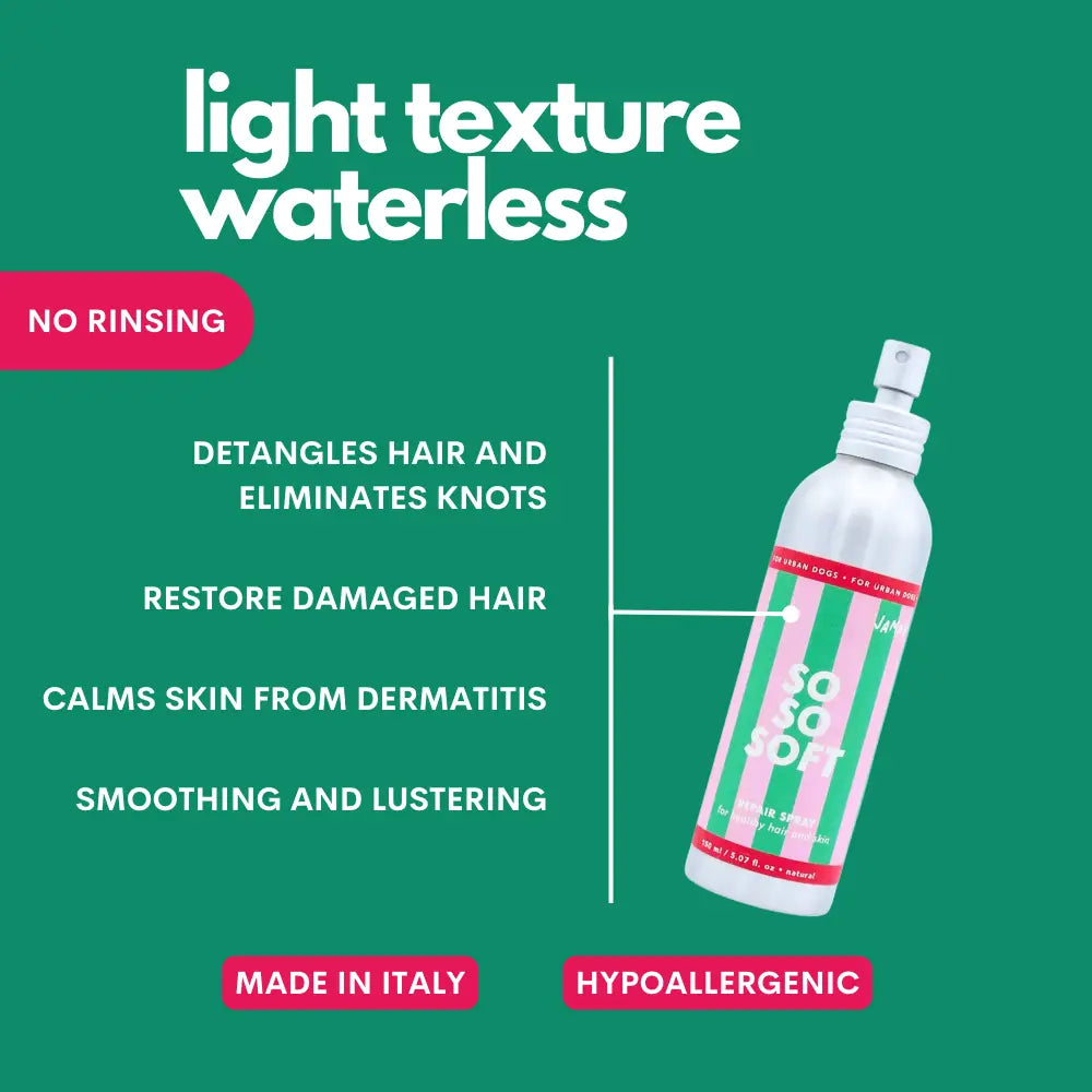 So So Soft – Spray Districante e Idratante per Cani a Base di Cheratina