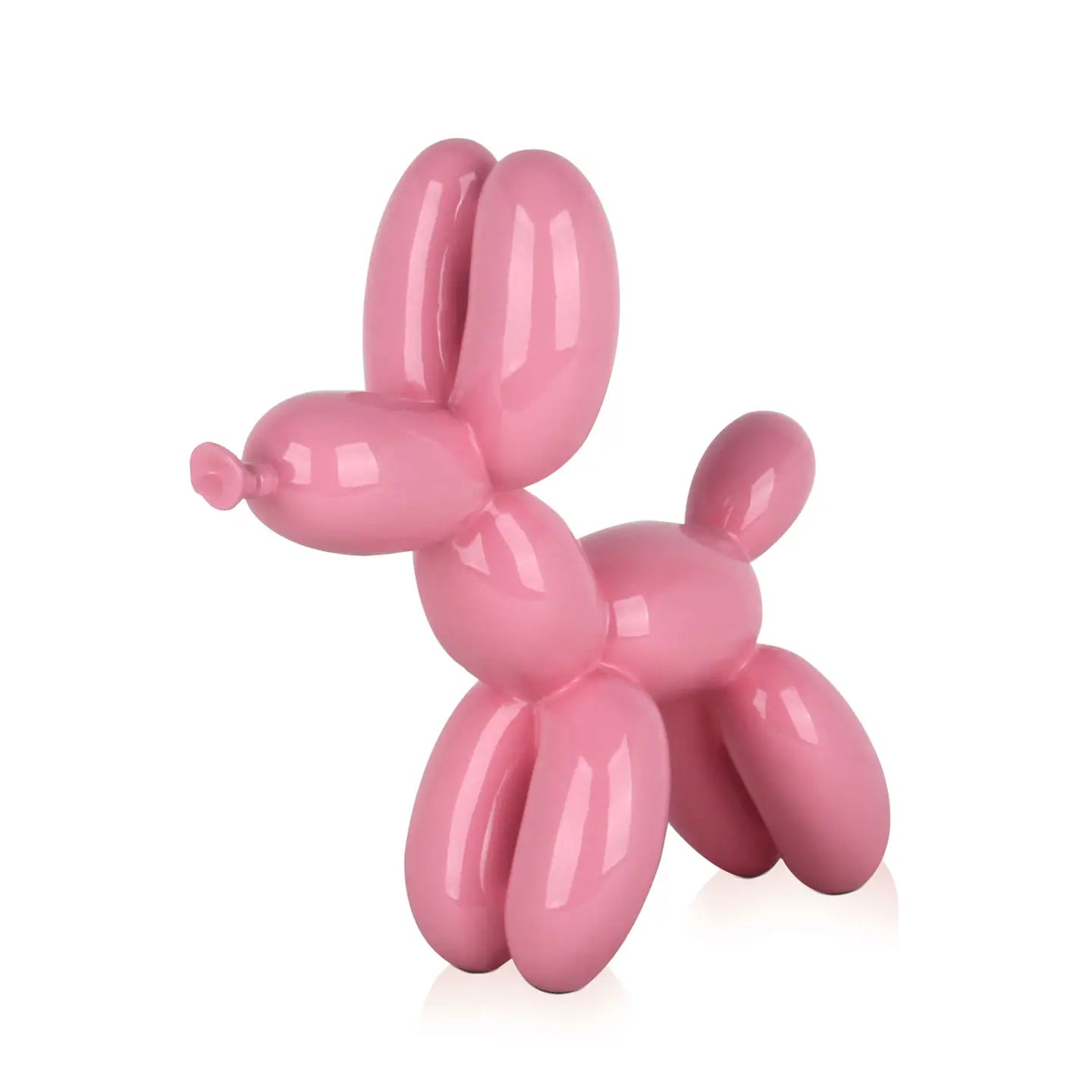 Scultura in Resina 'Small Balloon Dog' – Rosa Lucido