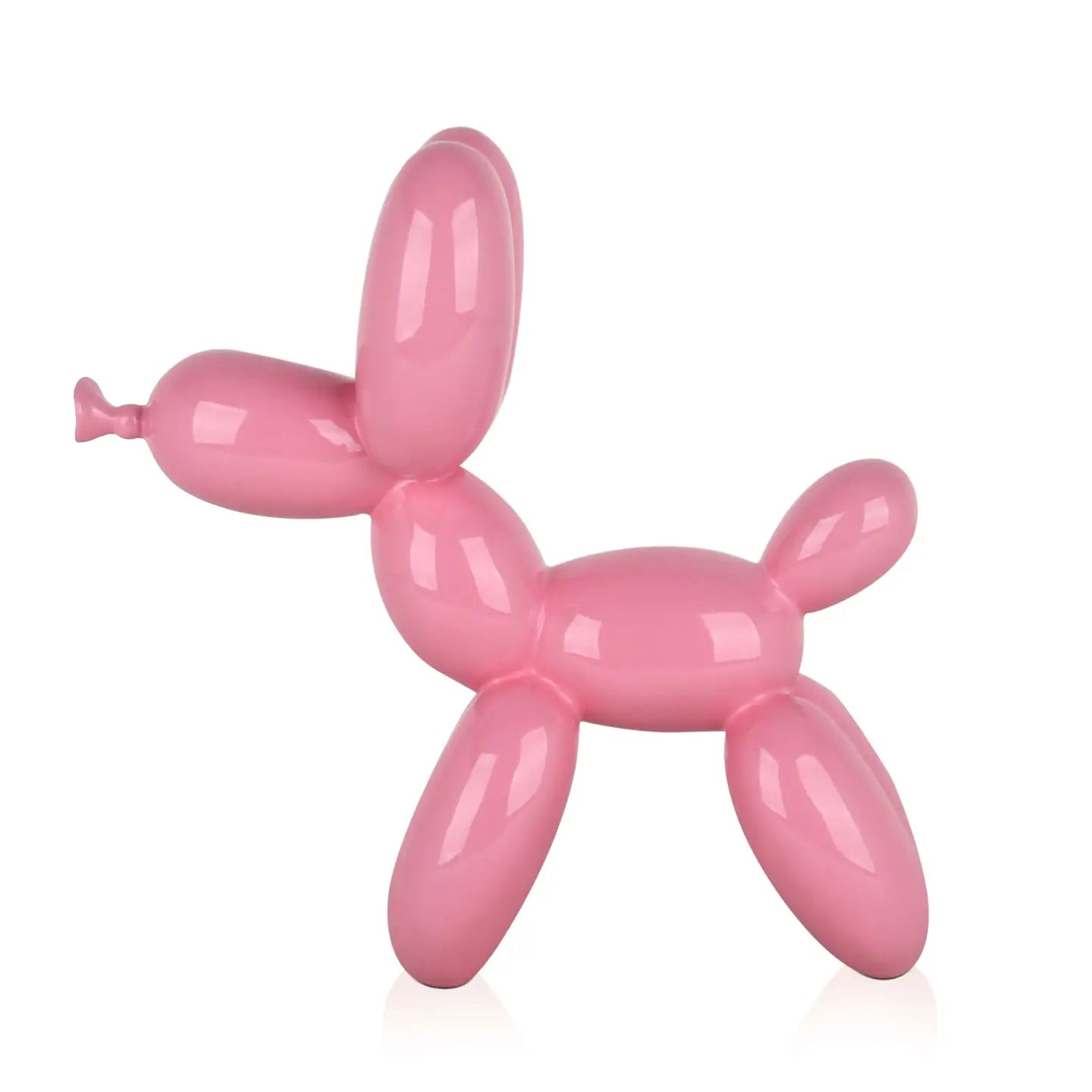 Scultura in Resina 'Small Balloon Dog' – Rosa Lucido