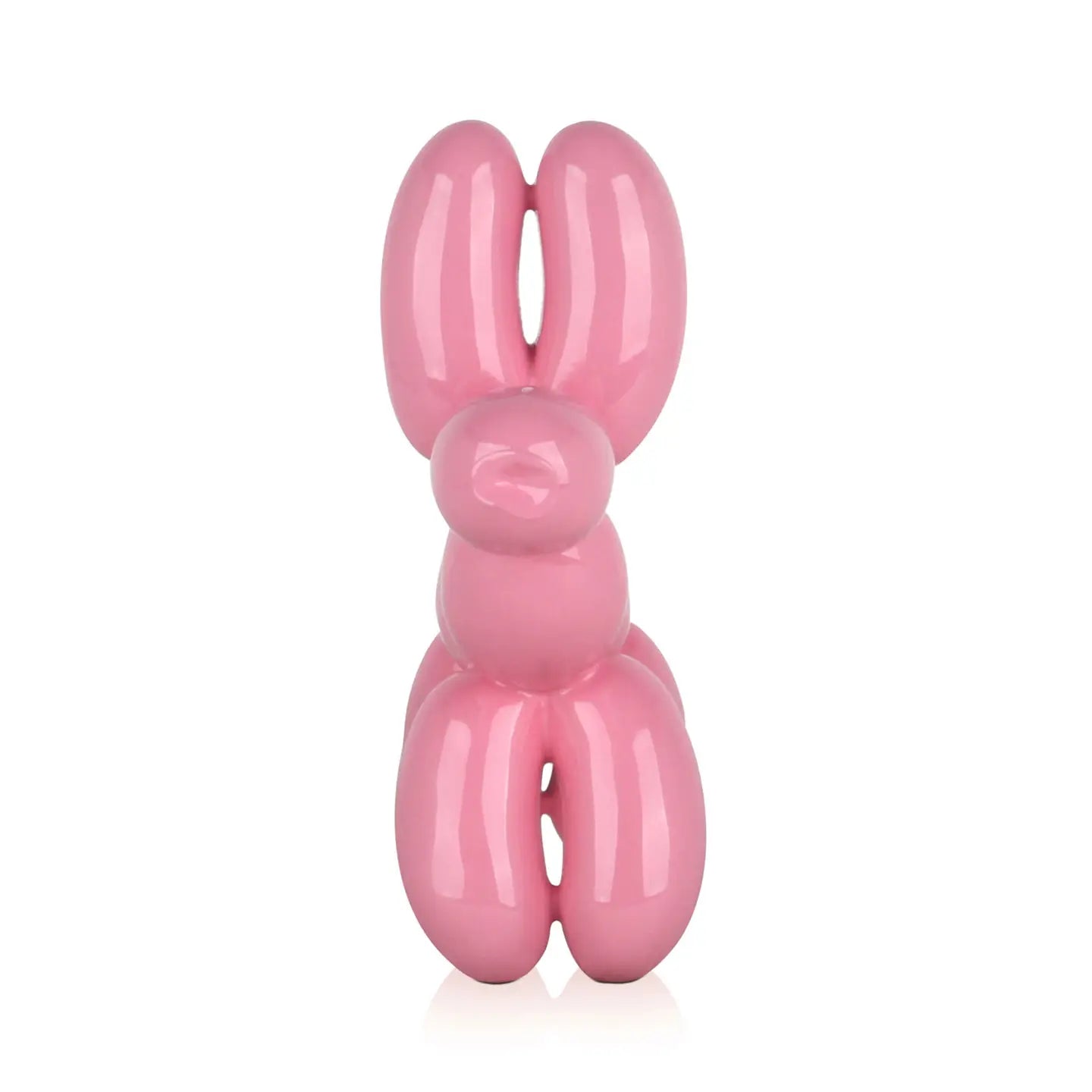 Scultura in Resina 'Small Balloon Dog' – Rosa Lucido